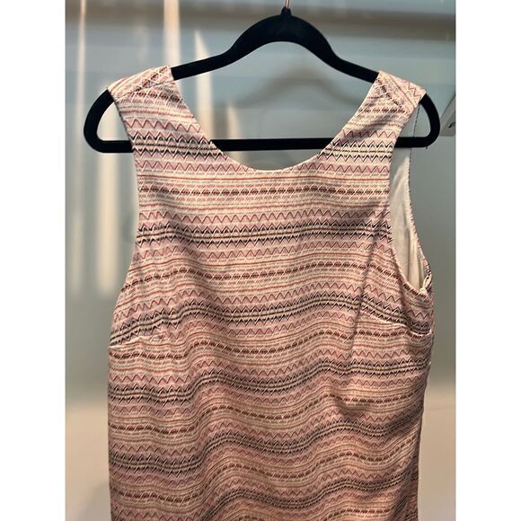 Lord and Taylor Tweed with fringe hem double lined sleeveless - Picture 2 of 3